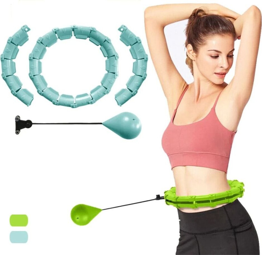 Vektet Justerbar Smart Hula Circle Sport Hoops Vekt Tap Trening Avtakbar Knuter