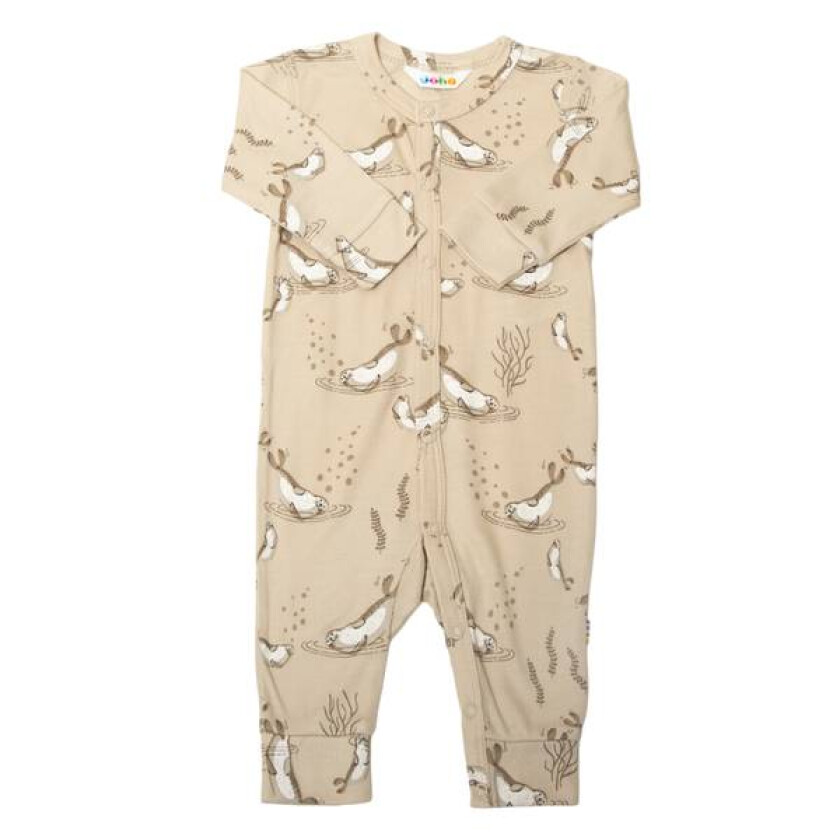 Bambusviskose Sel Jumpsuit Beige