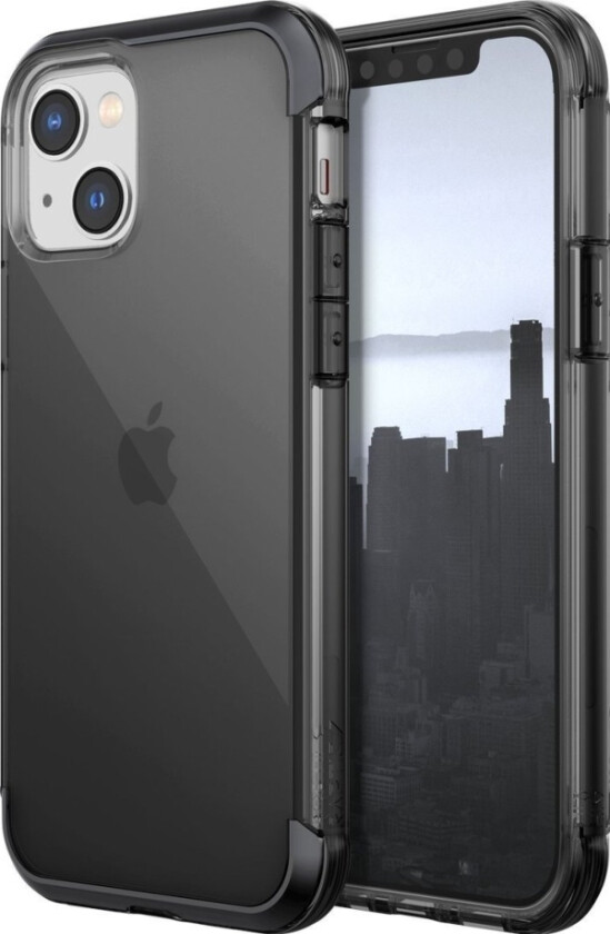 Air Case iPhone 14-deksel, pansret deksel, grå