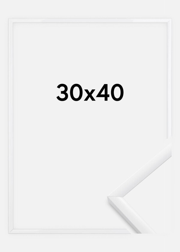 Ramme New Lifestyle Akrylglass Hvit 30x40 Cm