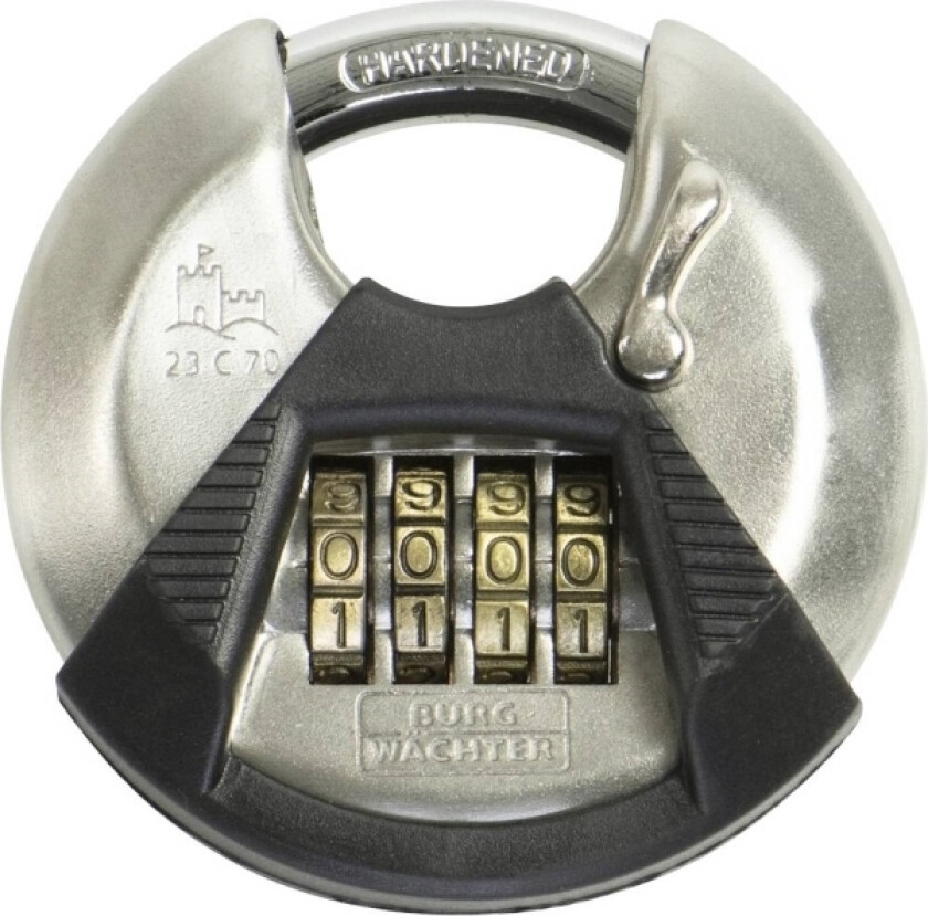 23 C 70 SB Hængelås 72 mm Kombinationslås