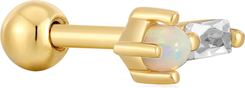 , Single stud i forgylt 925 sølv