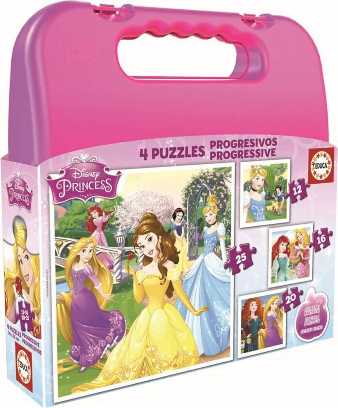 Puslespill Disney Princess Progressive Educa 16508 (73 stk)