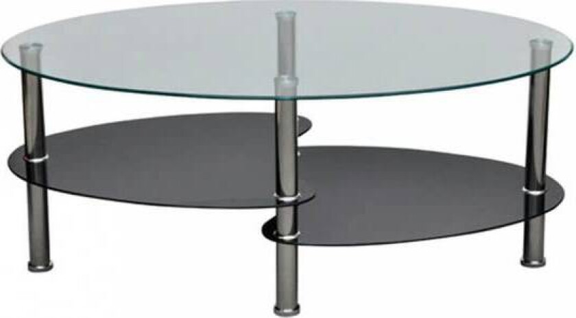 Salongbord med ekslusivt design svart