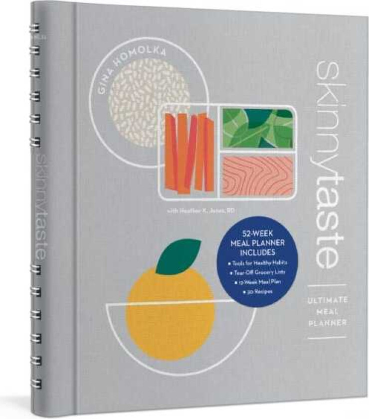 The Skinnytaste Ultimate Meal Planner: 52-Week Meal Planner with 35+ Recipes, a 12-Week Meal Plan, Tear-Out Grocery Lists, and Tools for Healthy Habit