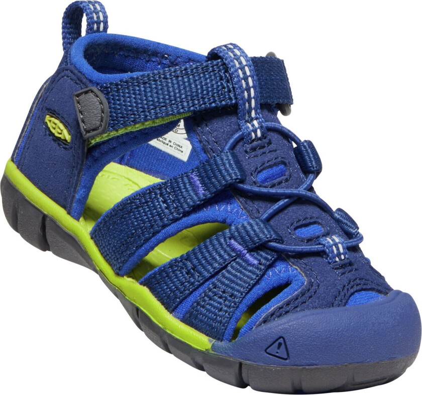 Keen Toddlers' Seacamp II CNX 19, Blue Depths/Chartreuse