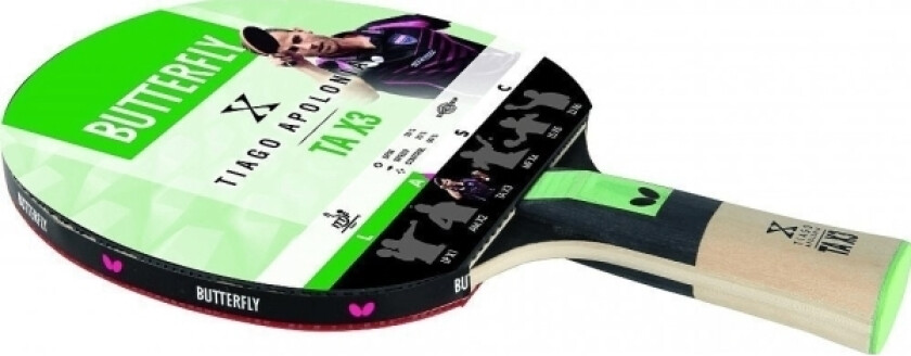 BUTTERFLY Tiago Apolonia X3 Bordtennisracket