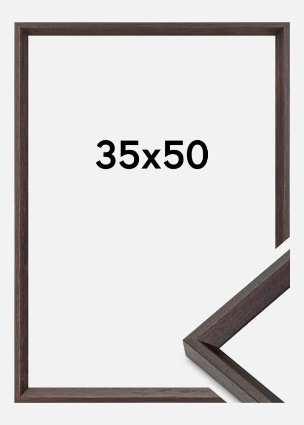 Ramme Globe Akrylglass Espresso 35x50 Cm
