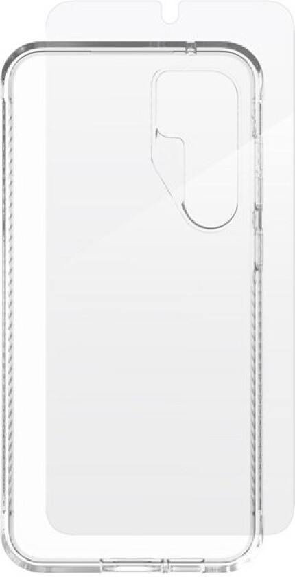 Samsung Galaxy A55 Deksel med Skjermbeskytter Luxe & Glass 360 Protect Bundle