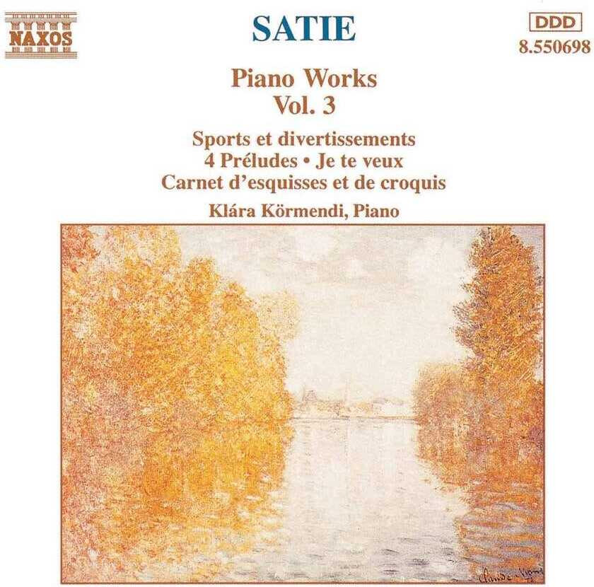 Satie Erik - Piano Works Vol 3