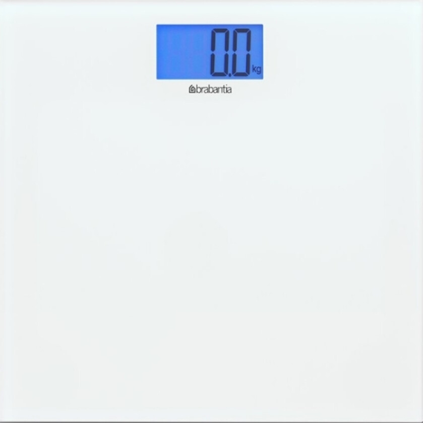 8710755483127, Elektronisk personvekt, 180 kg, 100 g, Hvit, kg, lb, ST, Rektangel