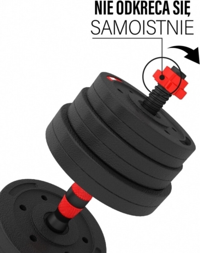 HMS dumbbell kompositt vektstang 30 kg (SGP30)