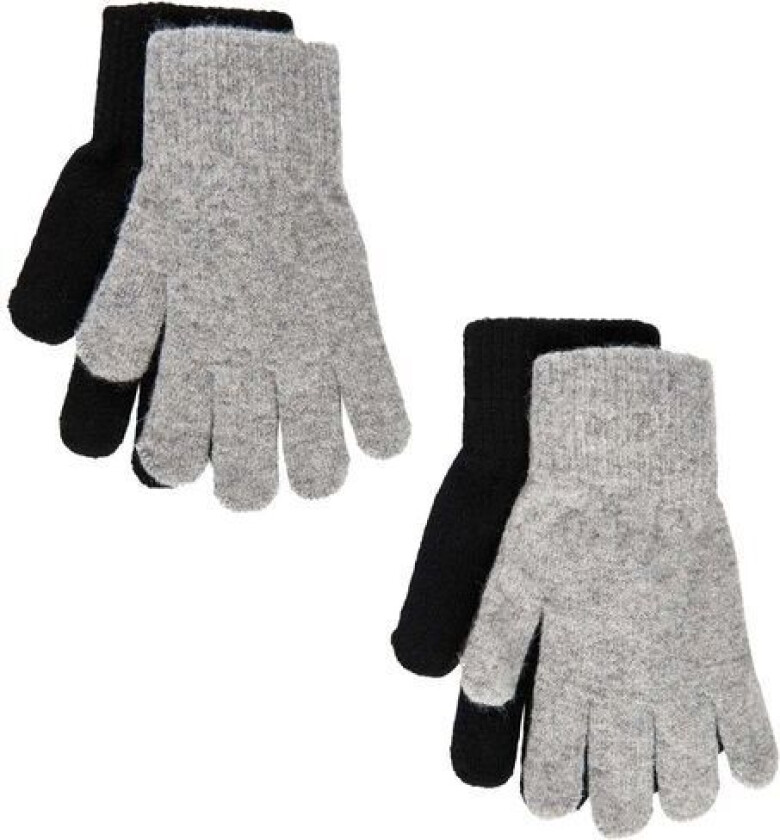 Fingervanter Magic 2-Pack Grå str. 3-6