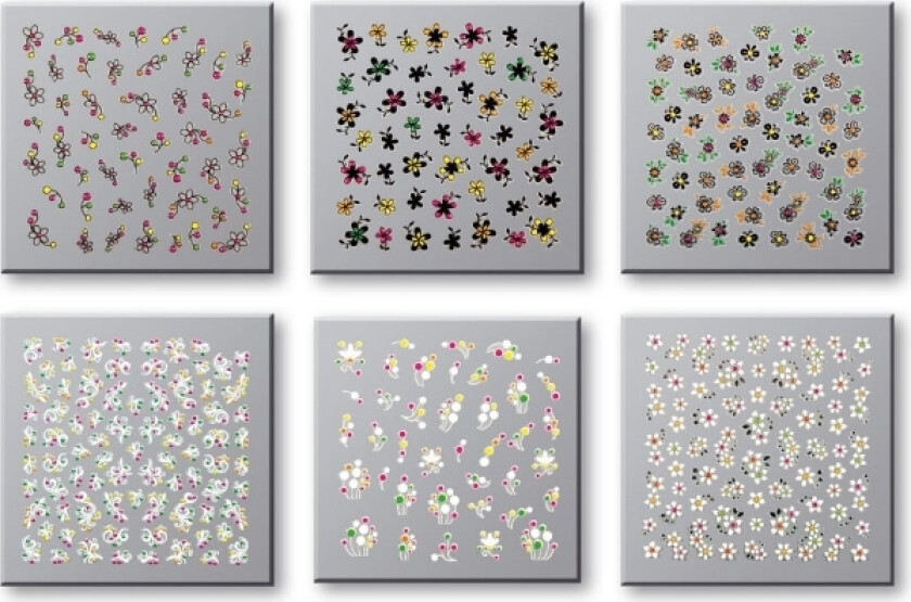 Top Choice Nail stickers Color (42737) 6pcs.