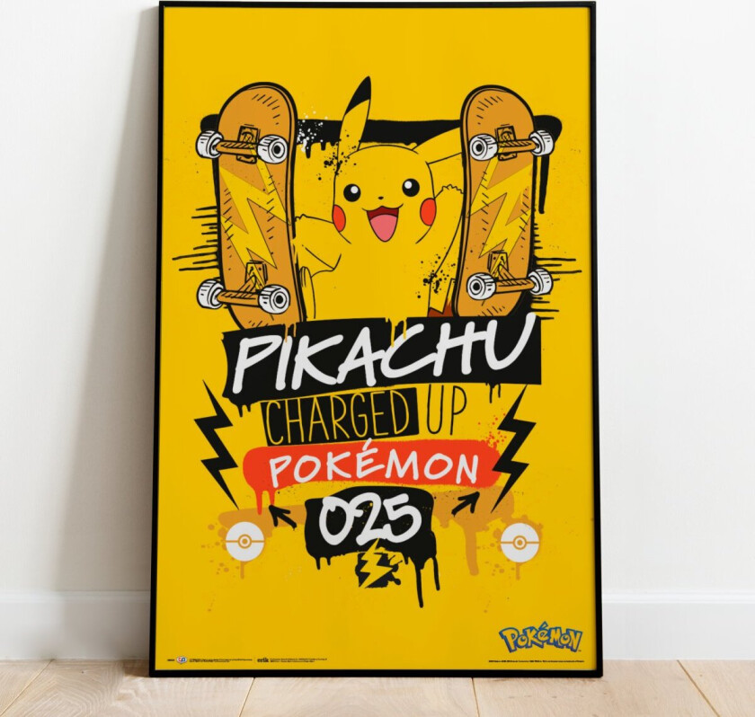 Maxiplakat Pikachu Charged Up