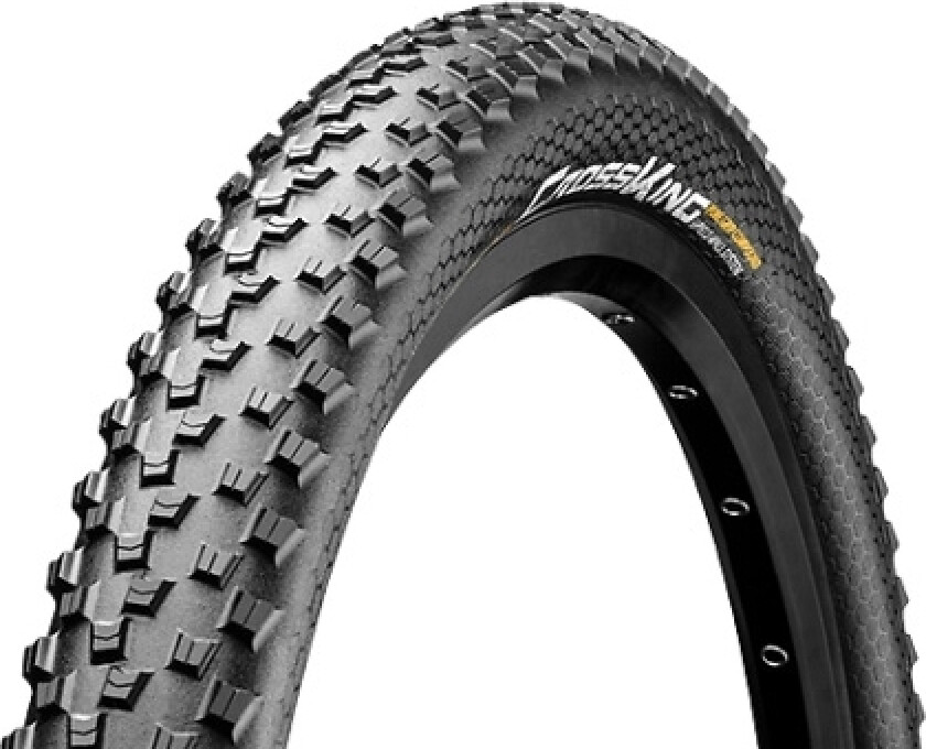 CONTINENTAL Cross King ShieldWall Folding tire (65-622) Black/black, PureGrip, PSI max:3,0 (bar), ShieldWall System, Weight:995 g