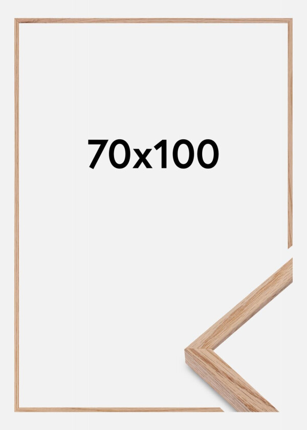 Ramme E-Line Akrylglass Eik 70x100 Cm