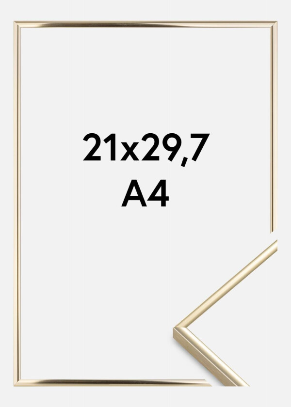 Ramme Visby Akrylglass Blank Gull 21x29,7 Cm (A4)