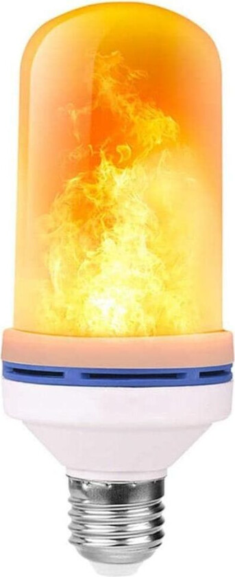 Flammet LED -lampe lyspære