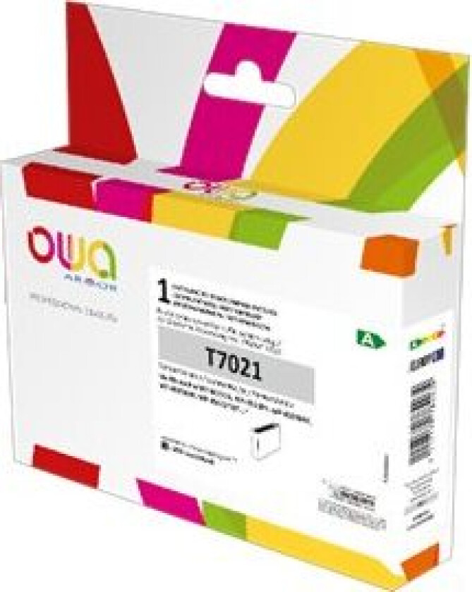 OWA - 46 ml - svart - kompatibel - boks - gjenfabrikert - blekkpatron - for Epson WorkForce Pro WP-4015, WP-4025, WP-4095, WP-4515, WP-4525, WP-4535, WP-4545, WP-4595