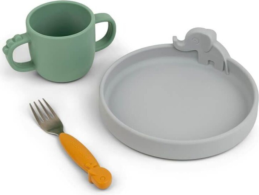 Peekaboo Spisesæt Deer Friends Colour Mix