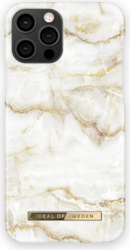 iDeal of Sweden Fashion Case iPhone 12 / 12 Pro - Golden Pearl Marble