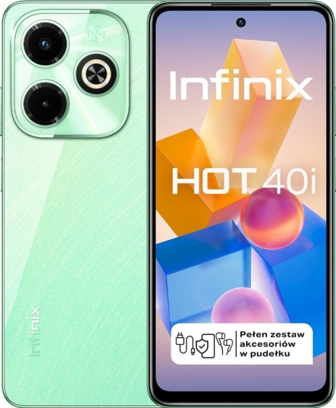 Išmanusis telefonas INFINIX Hot 40i Green 8/256GB