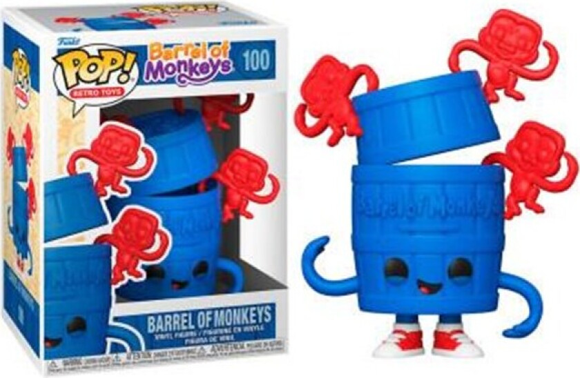 - Funko - Retro Toys: Barrel Of Monkeys - Figur