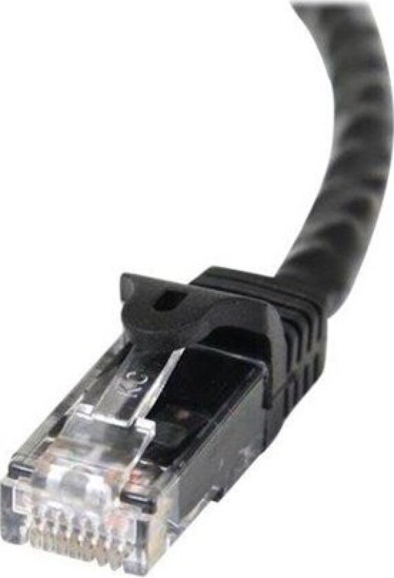 Bilde av Cat6 Ethernet Cable - 100 ft - Black - Patch Cable - Snagless Cat6 Cable - Long Network Cable - Ethernet Cord - Cat 6 Cable - 100ft (N6PATCH100BK) - patch cable - 30.5 m - black