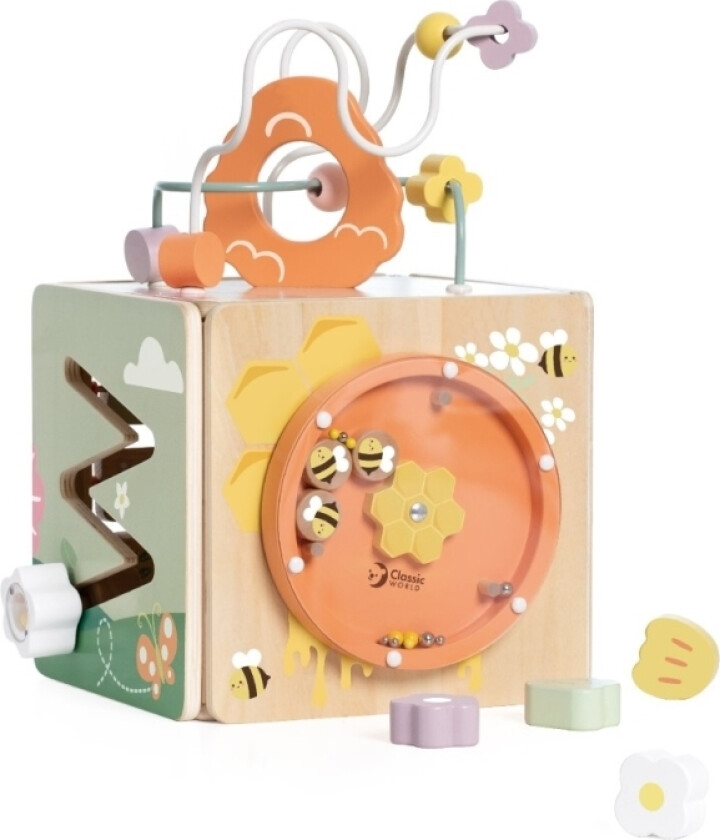 Classic Træ Aktivitets og perlelabyrint Honningbi (fra 18 M)