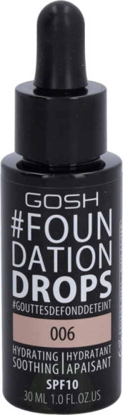GOSH #Foundation Drops 006 Tawny 30ml