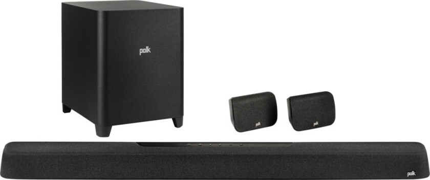 MagniFi Max AX lydplanke + Sr2 høyttalere