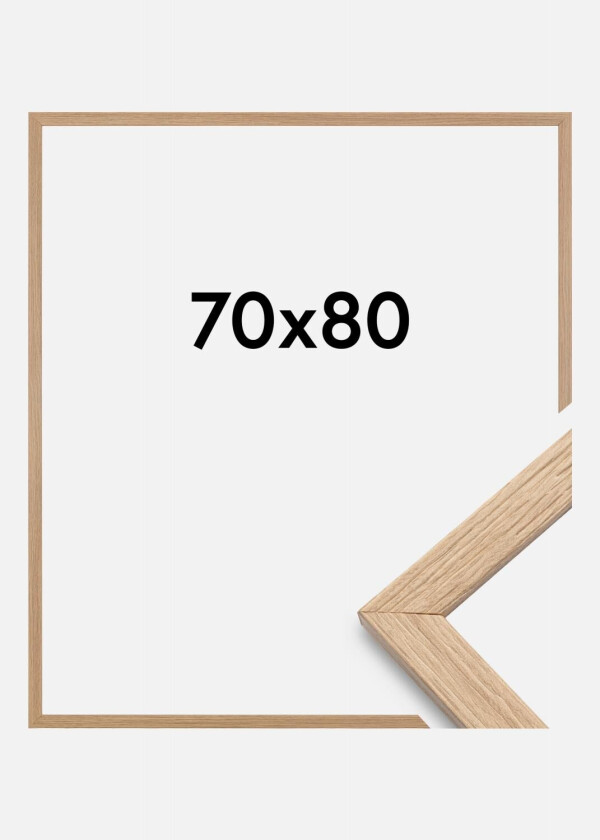 Ramme Stilren Akrylglass Eik 70x80 Cm