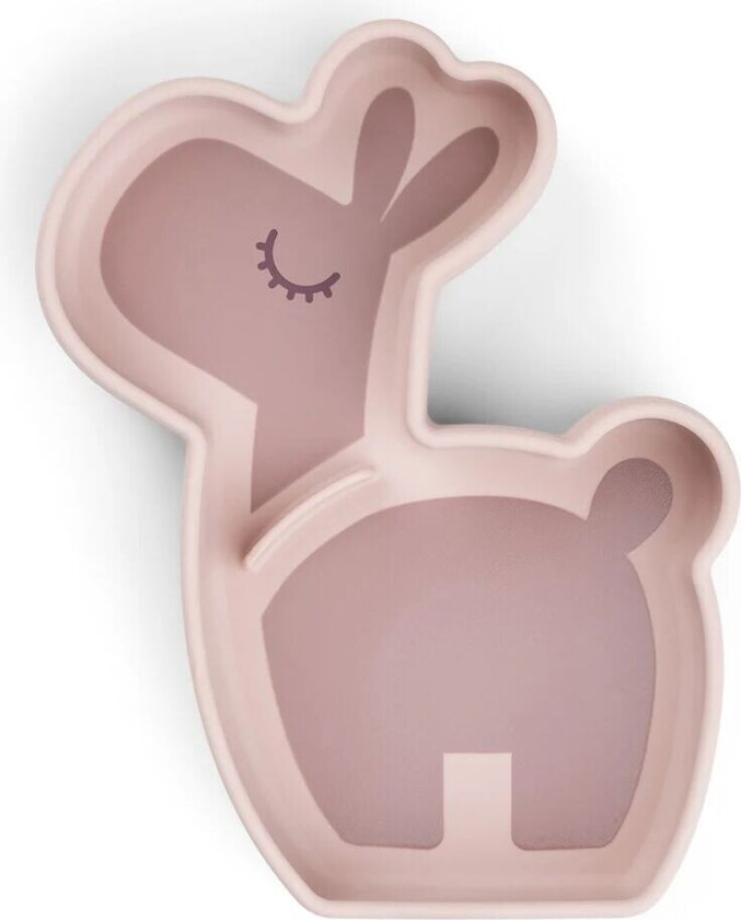 Silikone Stick&Stay Snacktallerken Lalee Pudder