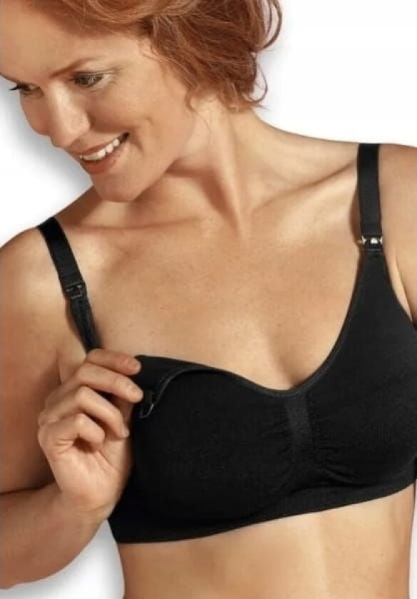 Graviditets- og Amme-BH Sort str. X-Large