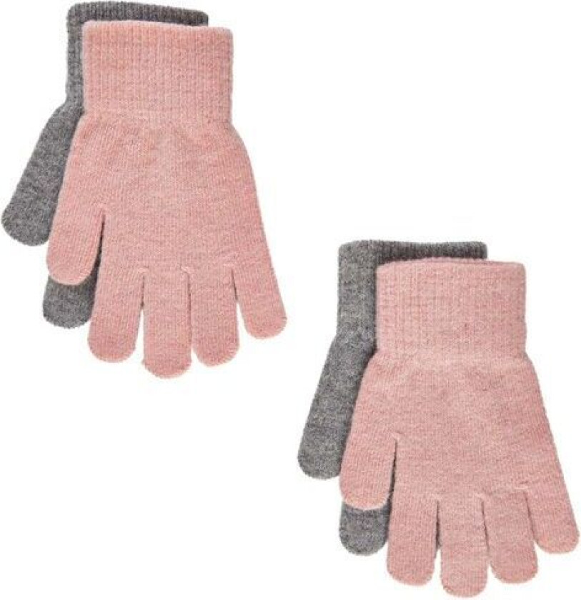 Fingervanter Magic 2-Pack Misty Rose str. 3-6