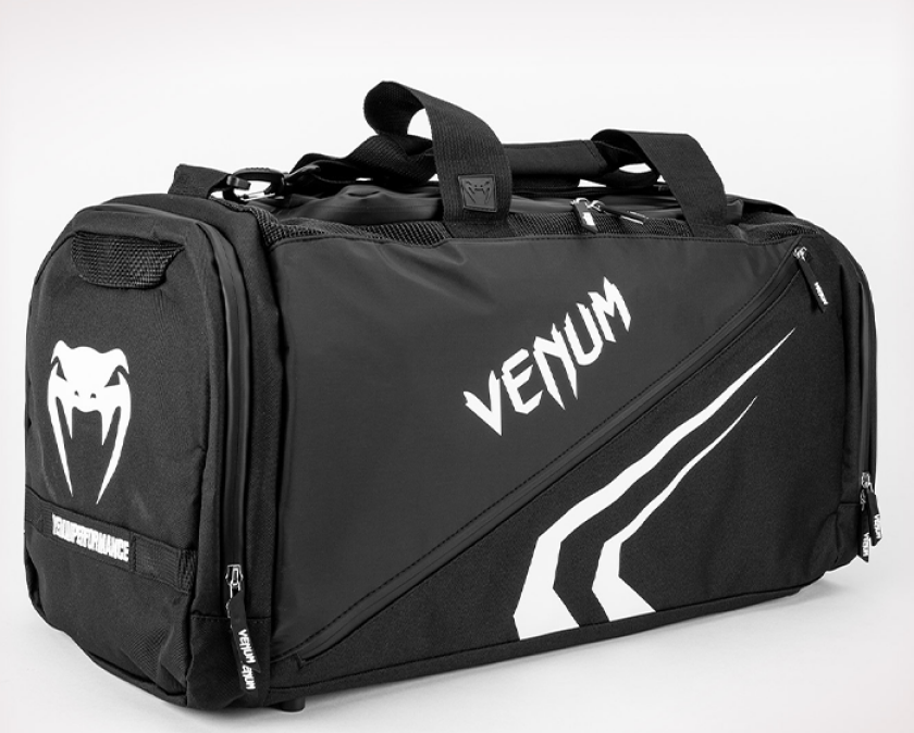 Trainer Lite Evo Sports Bag, Black/White