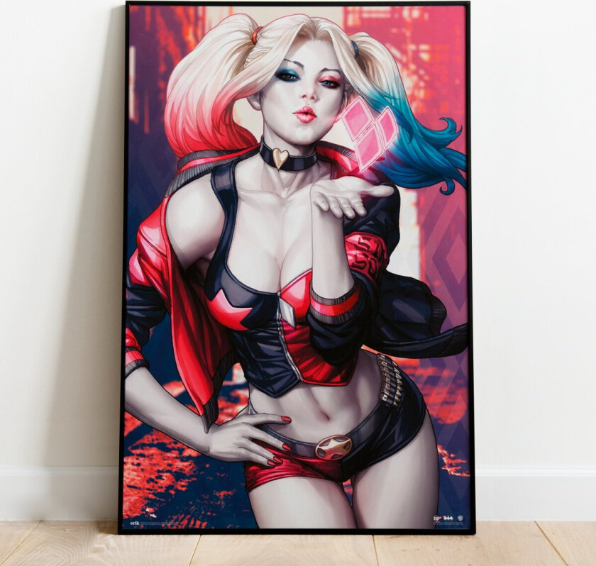 Maxiplakat Harley Quinn Kiss