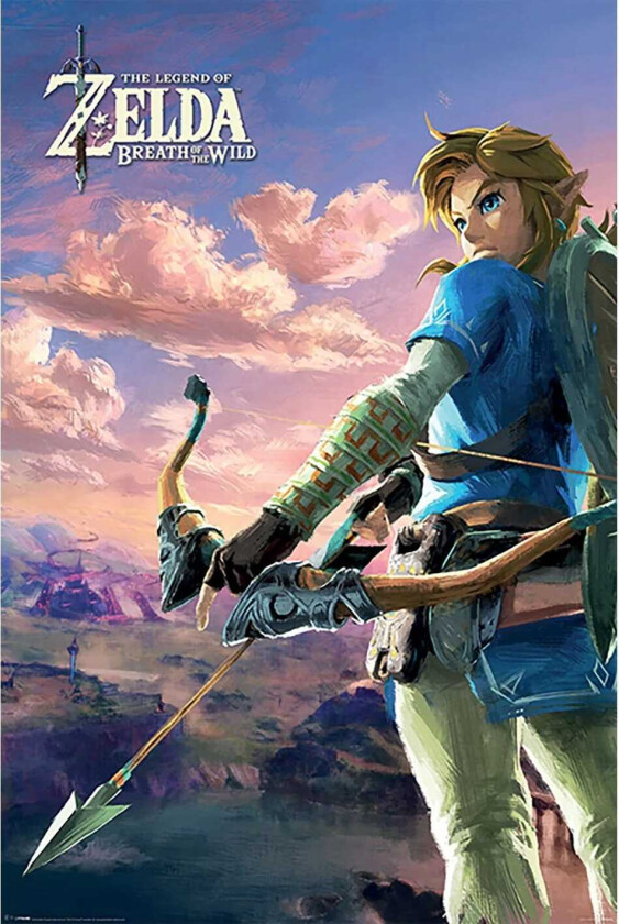 Maxiplakat Breath of The Wild Hyrule Scene