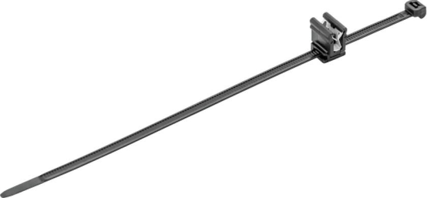 181825, Frigjørbart buntebånd, Sort, 4,5 cm, 200 mm, 4,6 mm