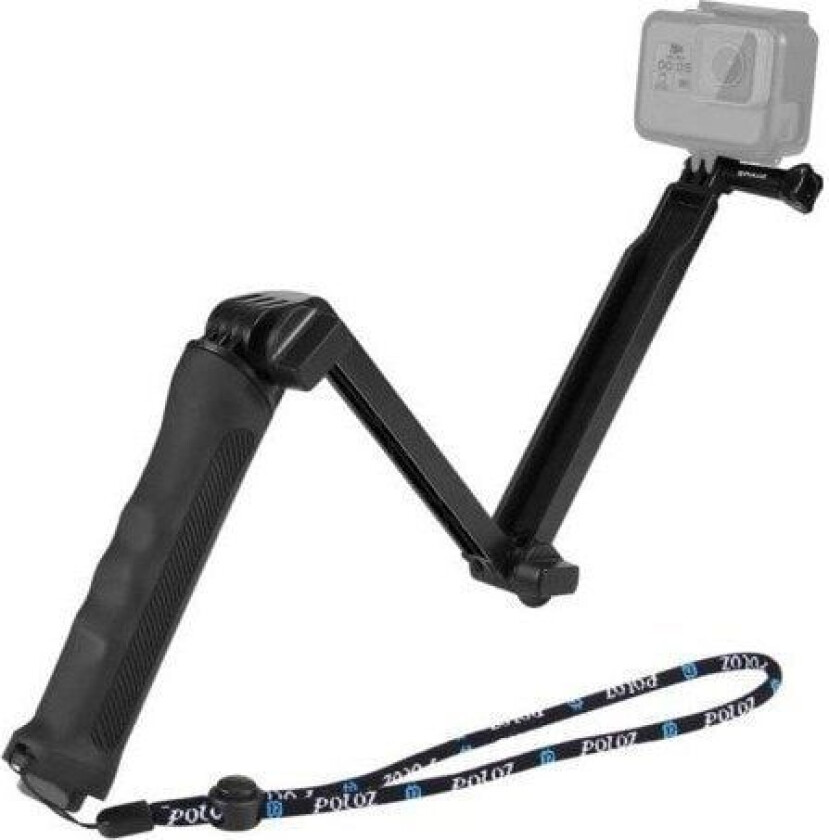 Collapsible Selfie Stick/Tripod Puluz for Sports Cameras PU202 black