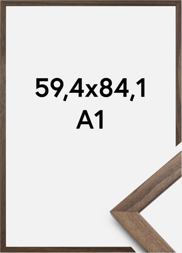 Ramme Stilren Valnøtt 59,4x84,1 Cm (A1)
