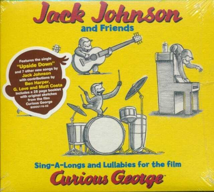 Jack Johnson and Friends : Curious George CD