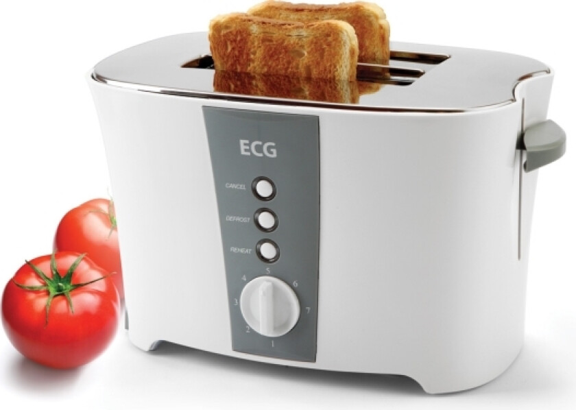 ECG ST 818, 2 skiver, Grå, Rustfritt stål, 800 W, 0,98 m, 270 mm, 170 mm