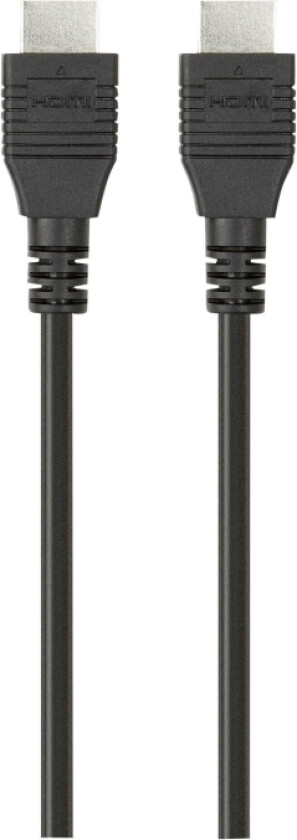 High Speed HDMI Cable - HDMI-kabel - HDMI hann til HDMI hann - 2 m - svart