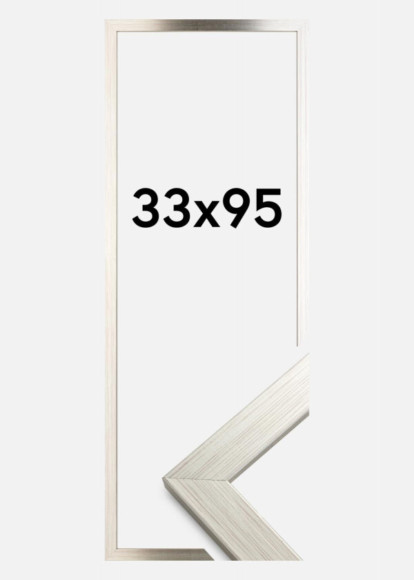 Ramme Silver Wood 33x95 Cm