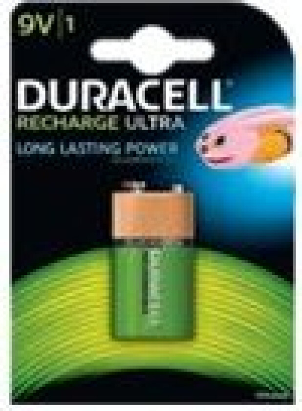 Ultra batteri 9V - 170mAh, genopladeligt