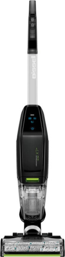 CrossWave X7 Plus Pet Pro 3400N - Støvsuger - oppreist - uten pose - black/titanium/lime