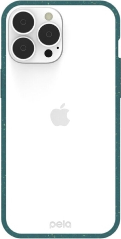 Pela Clear - Eco-Friendly iPhone 13 Pro Max case - Green