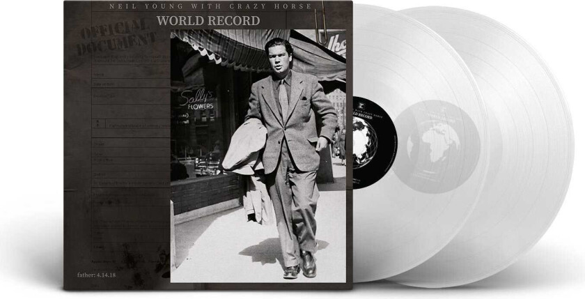 Neil Young with Crazy Horse - World Record - Limited Indie Exclusive Clear Vinyl Edition (2LP)